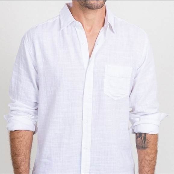 Rails Men's Wyatt White Long Sleeve Button Up Size XXL - Picture 3 of 13